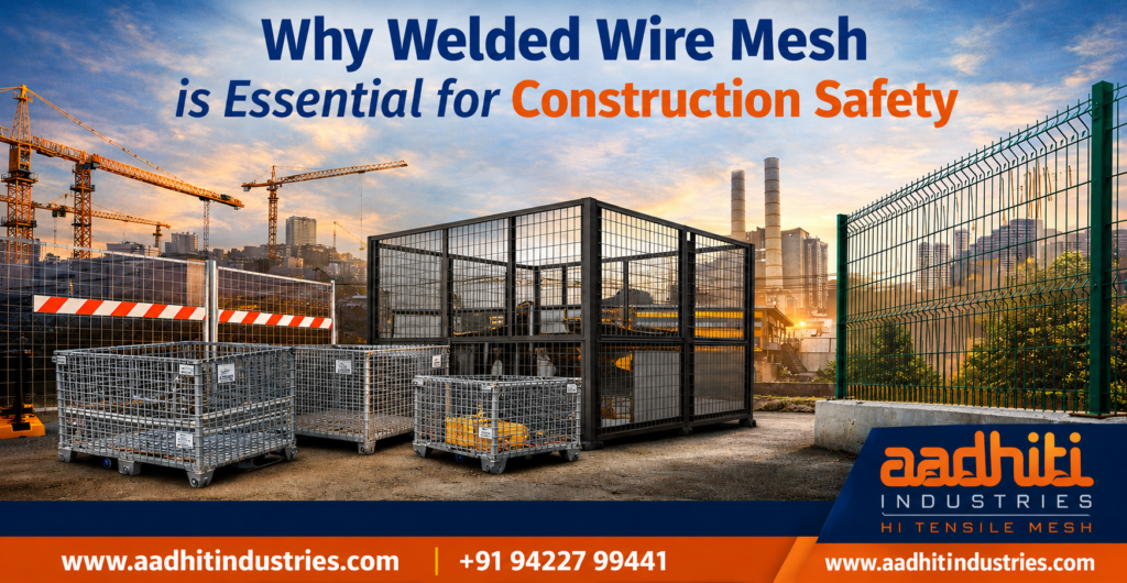 welded wire mesh for construction safety