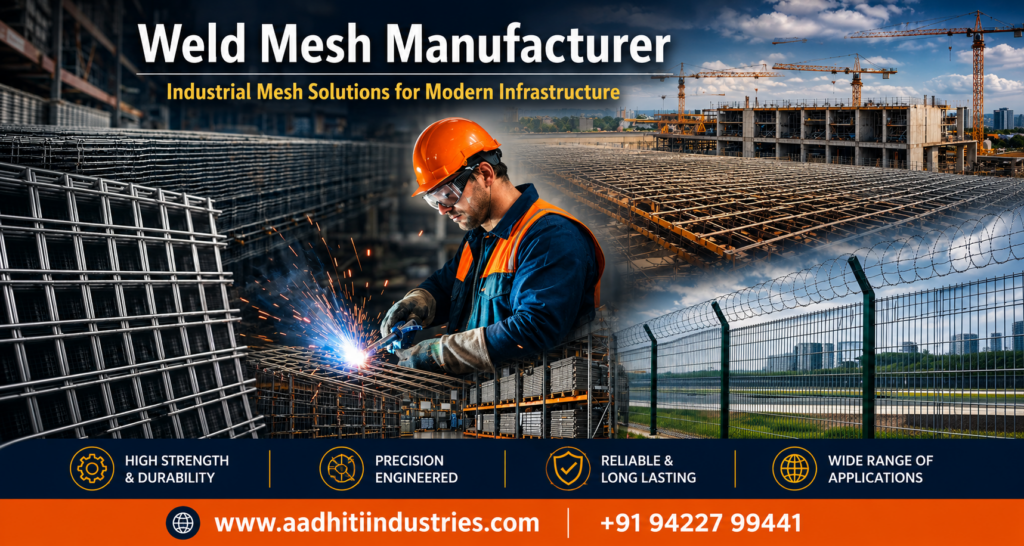 welded wire mesh manufacturer in India