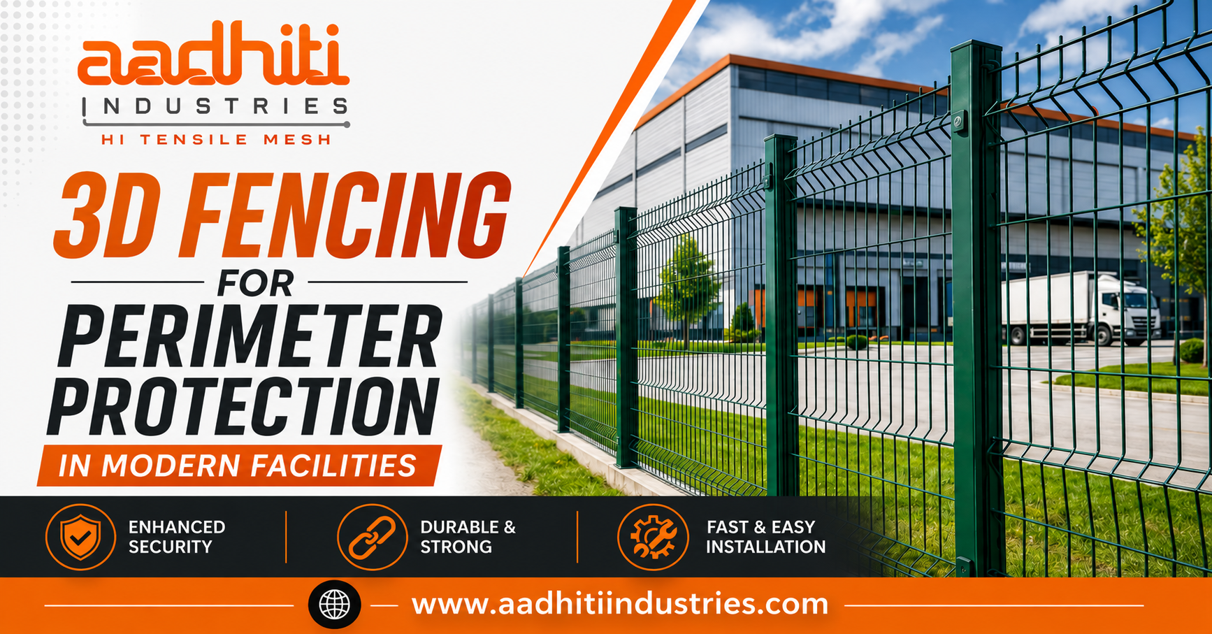 3D Fencing for Perimeter Protection | Fence Panels India