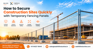 Temporary Fence Panels to Secure Construction Sites Fast